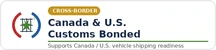 Canada and U.S. Customs Bonded